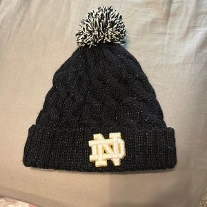 Notre Dame Pom Pom beanie